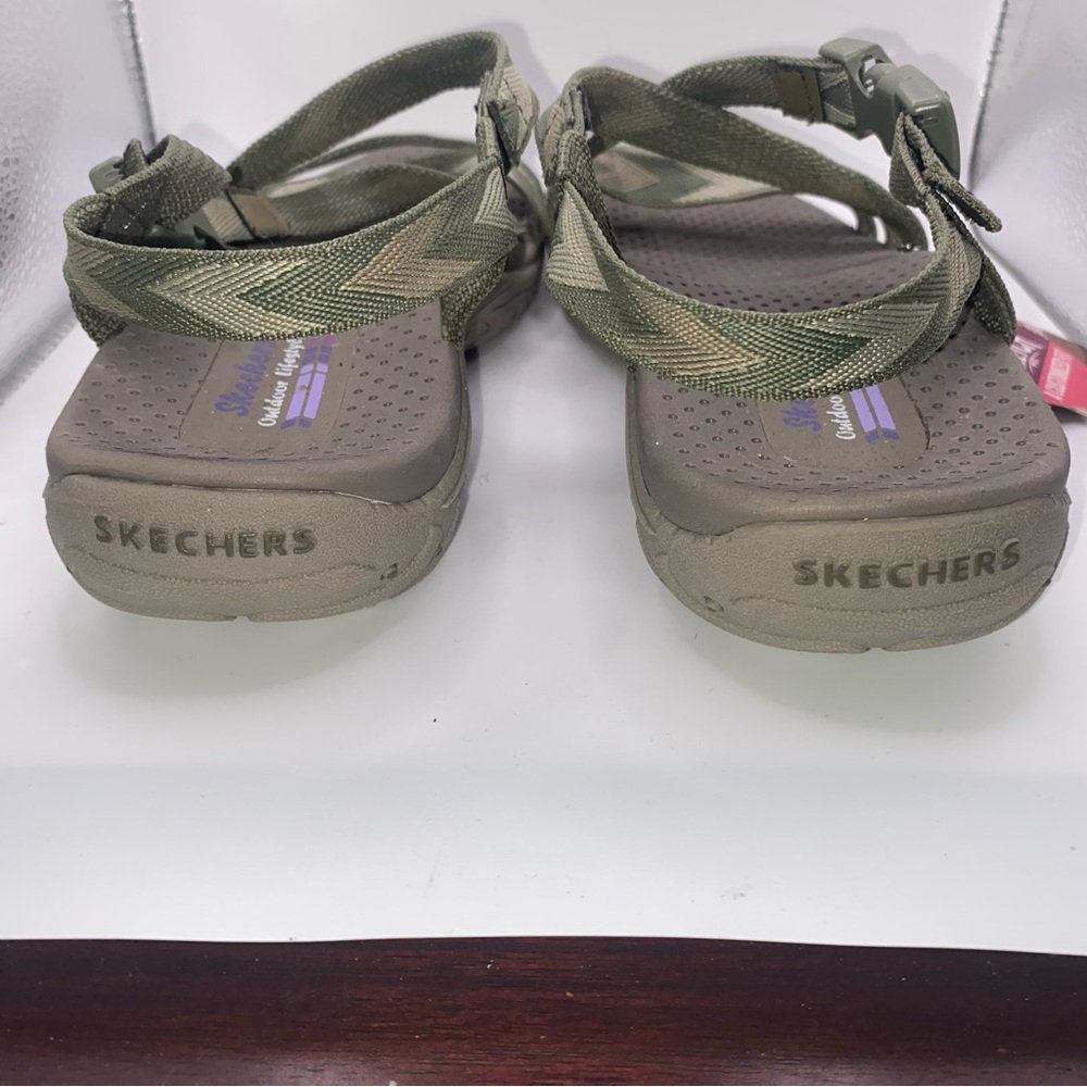 SKECHERS Outdoor Lifestyle Women’s Reggae Beach Beauty Stretch Fit Sandals Sz 8 - Picture 5 of 9